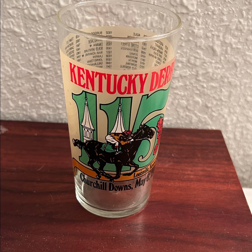 Kentucky Derby 115 Souvenir Glass